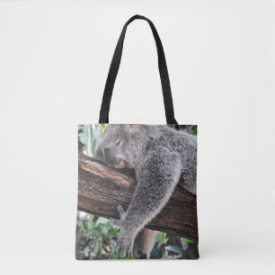 KOALA BEAR SLEEPING ON TREE TASCHE