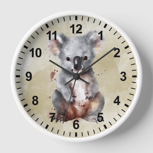 Koala Bear Uhr (Vorderseite)