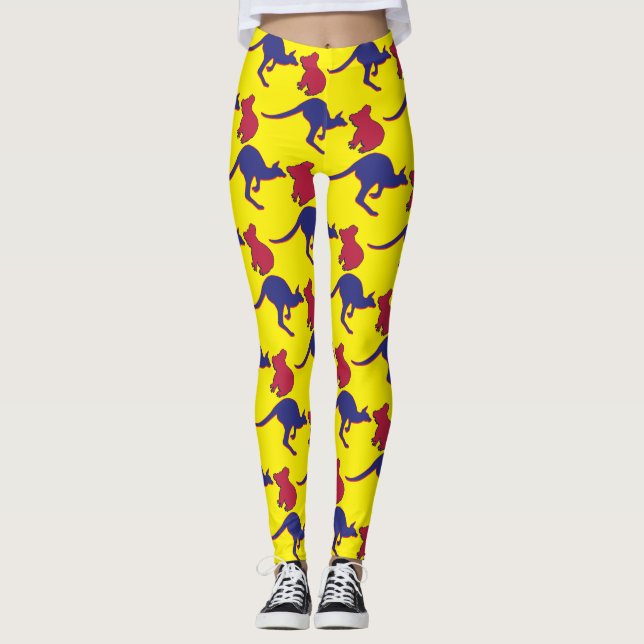 Koala Bear und Kangaroo Leggings (Vorderseite)