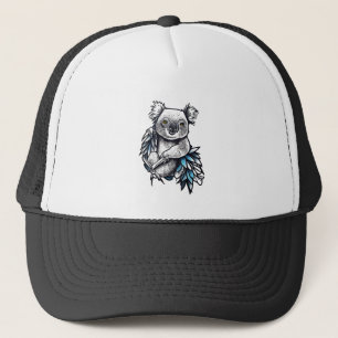 Koala Bear Wild Animal Nature Illustration Art Truckerkappe