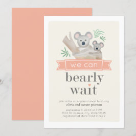 Koala Bear wir können frühzeitig abwarten Paare Ba Einladung