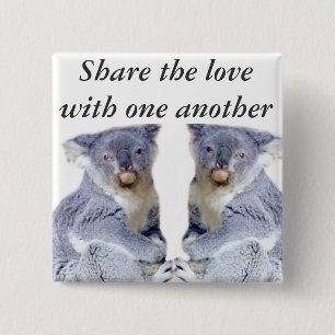 Koala Bears Liebe_ Button