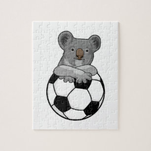Koala beim Fußballsport