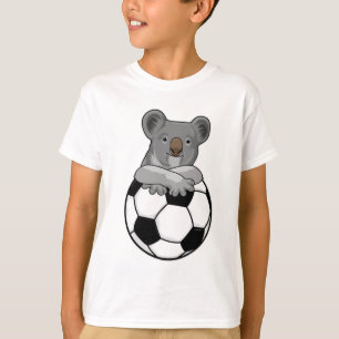Koala beim Fußballsport T-Shirt
