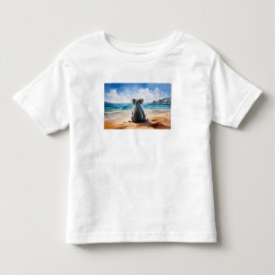 Koala beobachtet den Ozean Kleinkind T-shirt