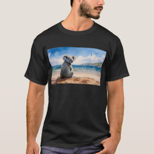 Koala beobachtet den Ozean T-Shirt