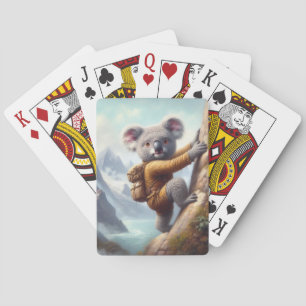 Koala Bergsteigen Spielkarten