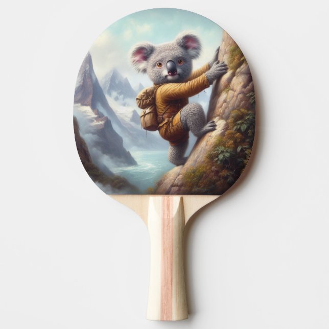 Koala Bergsteigen Tischtennis Schläger (Vorderseite)
