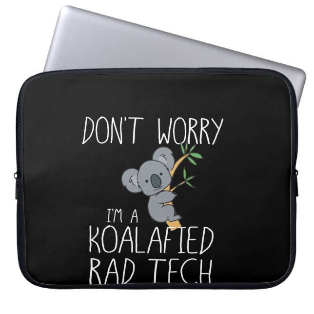 Koala bin ich eine Koalafied Laptopschutzhülle (Vorderseite)