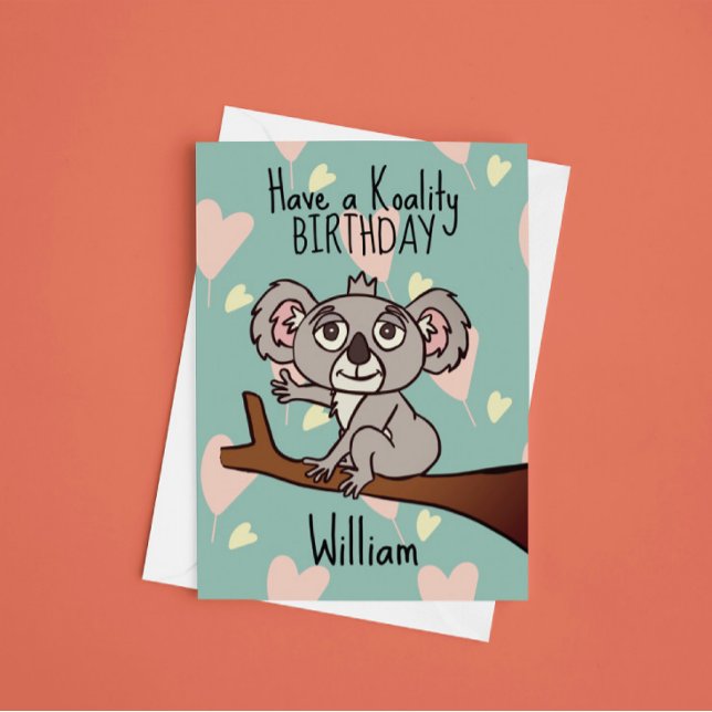 Koala Birthday Karte (Von Creator hochgeladen)