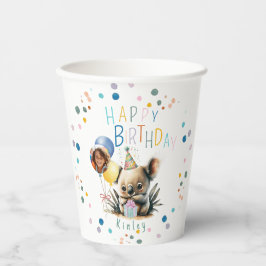 Koala Birthday Paper Cups Pappbecher