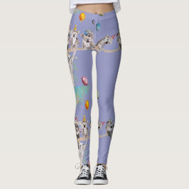 Koala Birthday Party koalas Lila Leggings