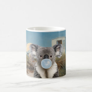 Koala Blowgum am Strand Kaffeetasse