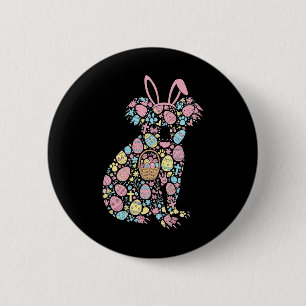 Koala Bunny Ostereier Osterfeiertag Frauen Männer Button