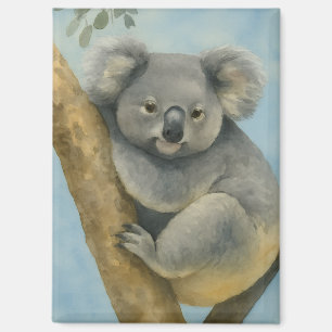 Koala Calm - Wasserfarbenwelt Magnet