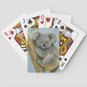 Koala Calm - Wasserfarbenwelt Spielkarten