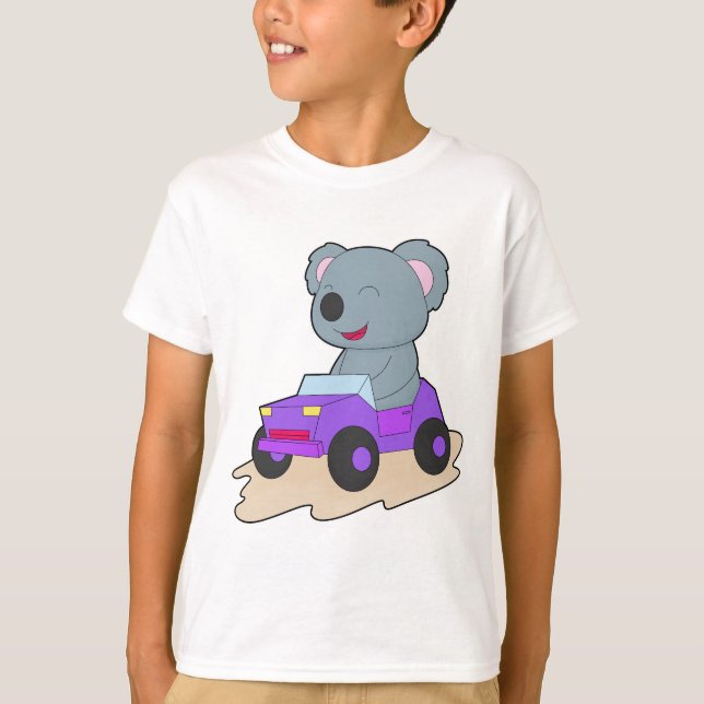 Koala Car T-Shirt (Vorderseite)