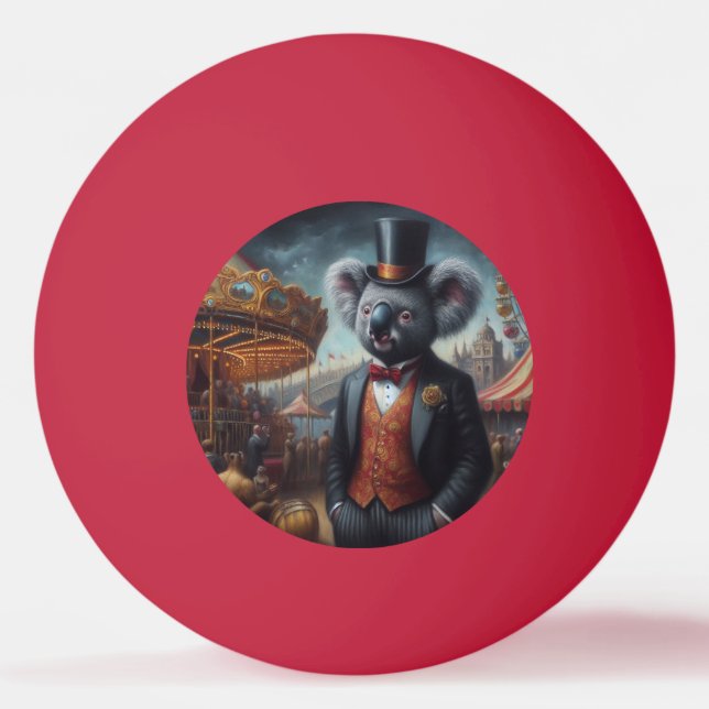 Koala Carnival Tischtennisball (Vorderseite)