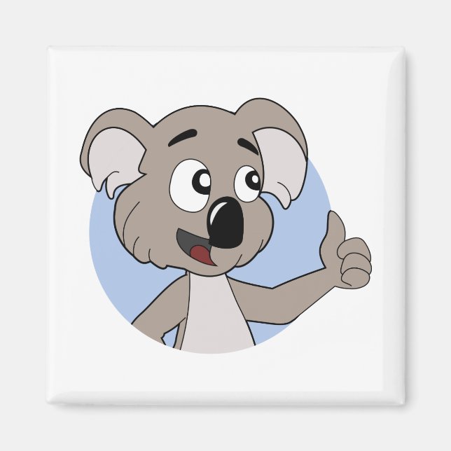 Koala-Cartoon-Magnet Magnet (Vorne)