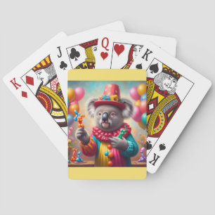 Koala Clown Spielkarten