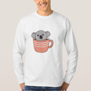 Koala Coffee Coffee Cup Niedlicher Tiere Koalas T-Shirt