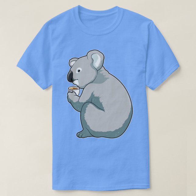 Koala Coffee Cup T-Shirt (Design vorne)