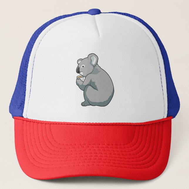 Koala Coffee Cup Truckerkappe (Vorderseite)