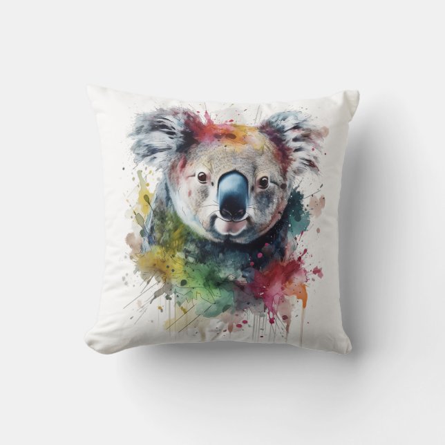 Koala Colorido: una ilustración vibrante Kissen (Vorderseite)