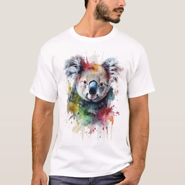 Koala Colorido: una ilustración vibrante T-Shirt (Vorderseite)