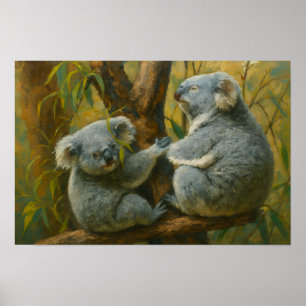 Koala Companies - Realistisches Naturschutzparadie Poster