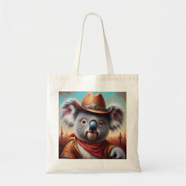 Koala Cowboy Tragetasche (Vorne)