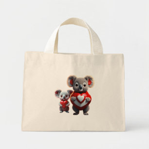 Koala Cuddle: Kleine Tasche" Mini Stoffbeutel