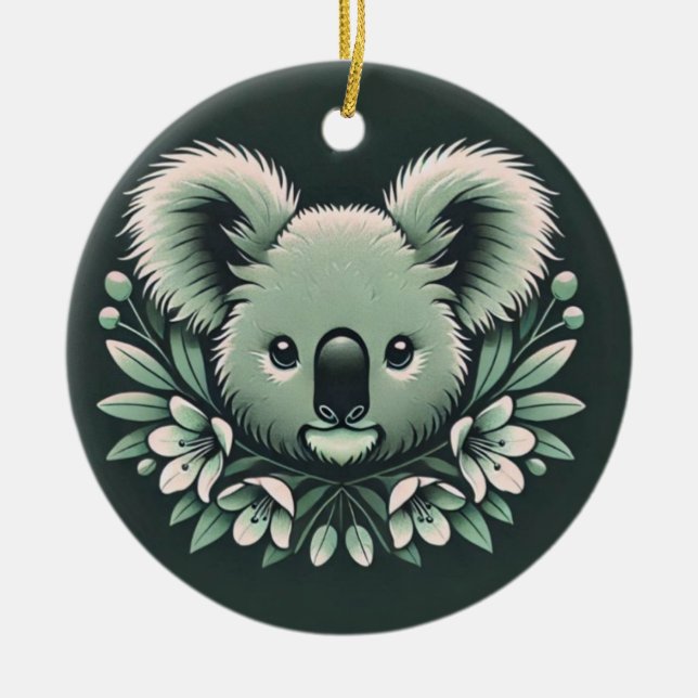 Koala-Dekoration / Koala-Hängededekoration Keramik Ornament (Vorne)