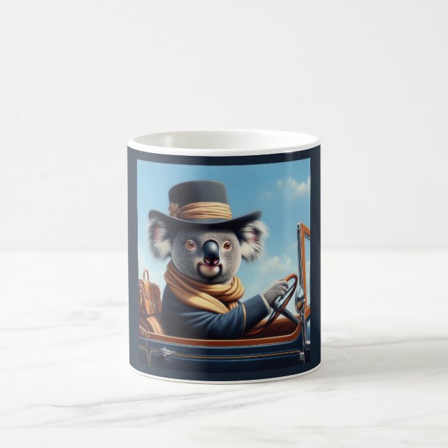 Koala Driving Kaffeetasse (Mittel)
