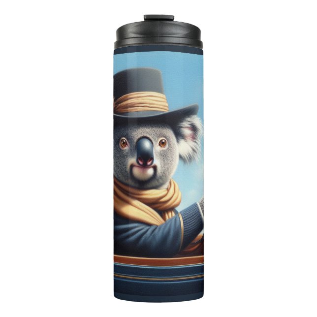 Koala Driving Thermosbecher (Vorderseite)