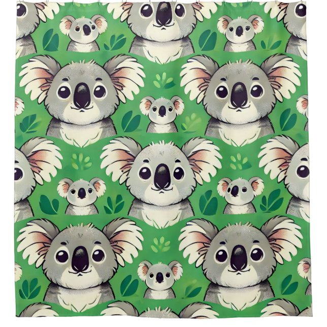 Koala Duschvorhang (Vorderseite)