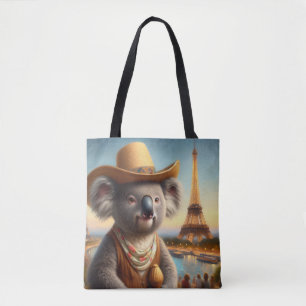 Koala Eiffel Tower Tasche
