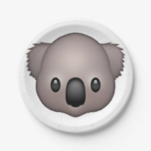 Koala - Emoji Pappteller