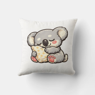 Koala Endormi Mignon avec Oreiller