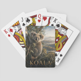 Koala Eukalyptus-Wald TIERE Poker Spielkarten