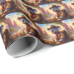 Koala Explorer Geschenkpapier