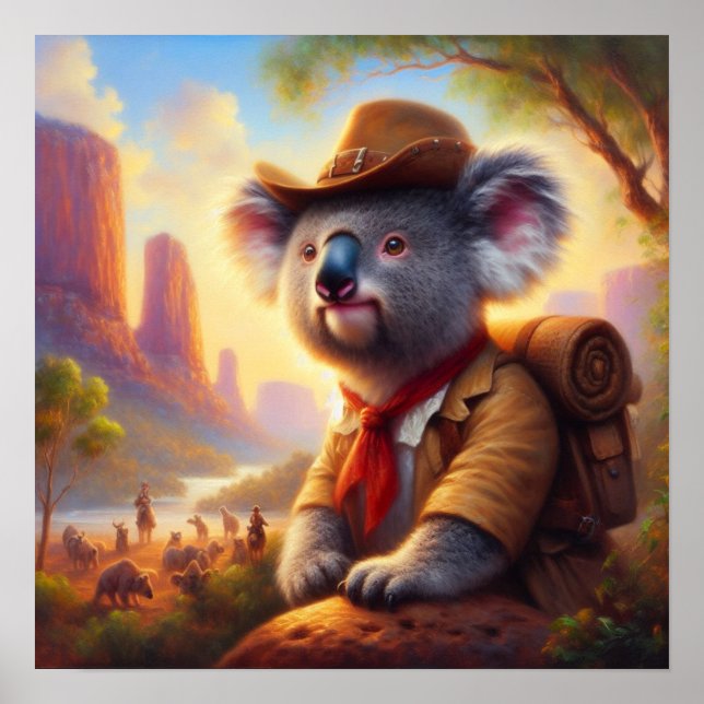 Koala Explorer Poster (Vorne)