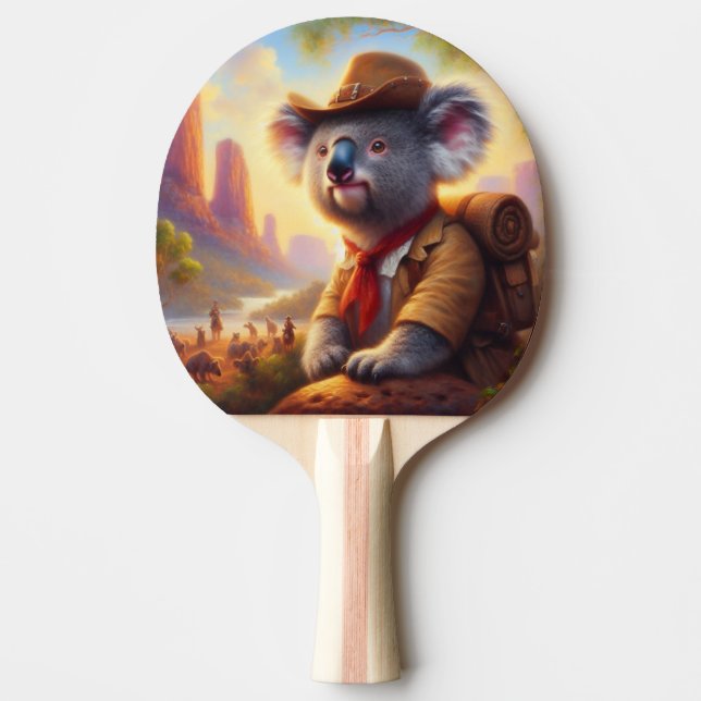 Koala Explorer Tischtennis Schläger (Vorderseite)