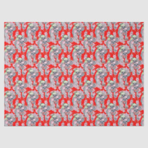 Koala Family Red Christmas Seidenpapier