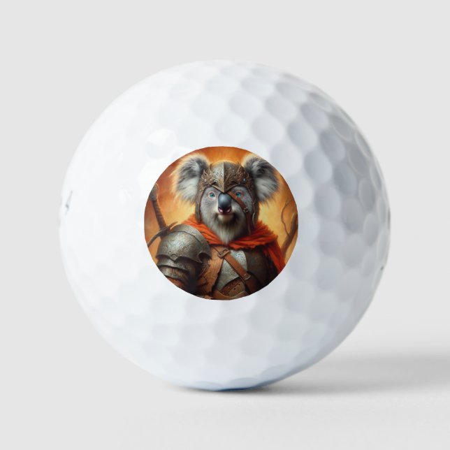 Koala Fantasy Warrior Golfball (Vorderseite)