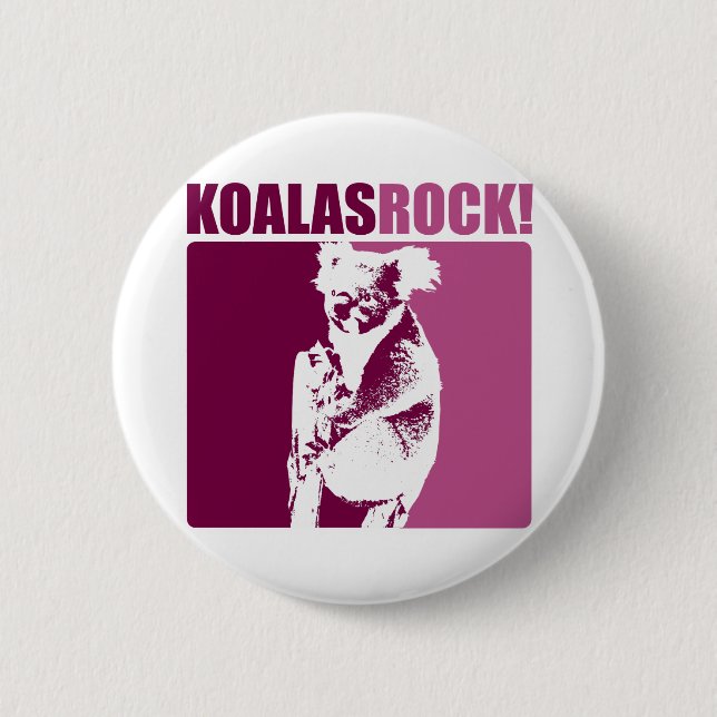 Koala-Felsen! Button (Vorderseite)