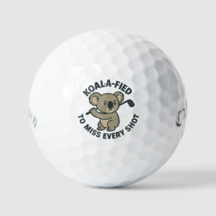 Koala-Fied à manquer chaque balle de golf