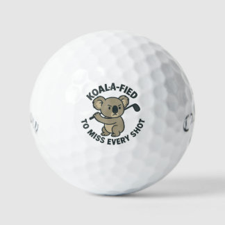 Koala-Fied à manquer chaque balle de golf