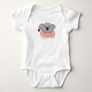 Koala Flamingo Swim Rings Summer Animals Baby Strampler