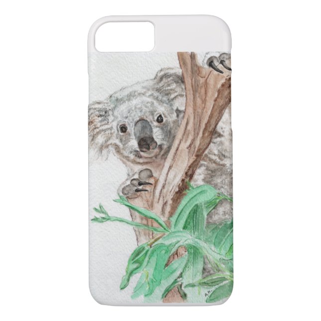 Koala Flüchtige Blick-a-Boo in einem IPhone Fall Case-Mate iPhone Hülle (Rückseite)